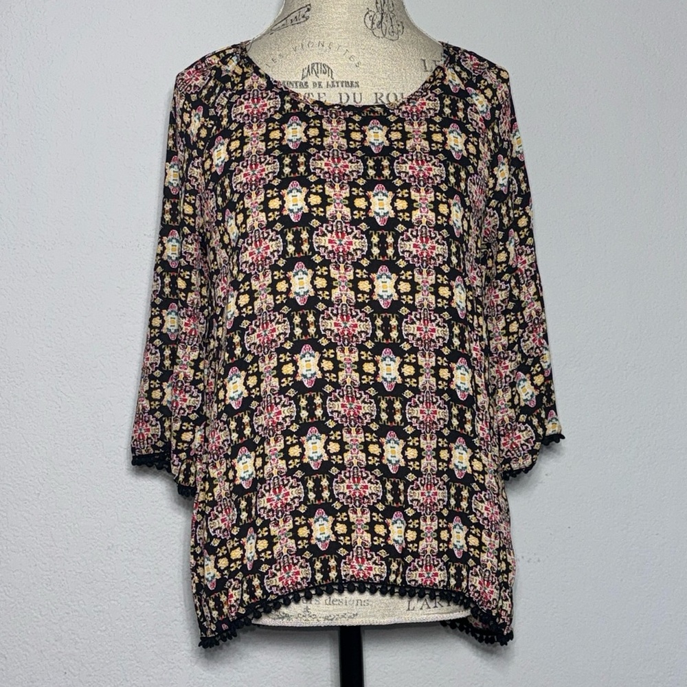 Xhilaration Printed Blouse